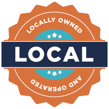 locally owned & operated painting company badge