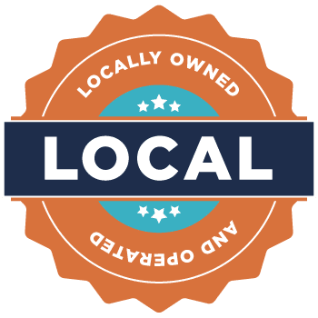 locally owned & operated painting company badge